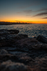 Obraz premium sunset on the beach