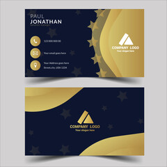 Luxury real estate Business card templates design, luxury visiting card vector design 