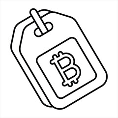 Bitcoin and Cryptocurrency Line Icons Pack