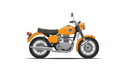 Illustration of a motorbike