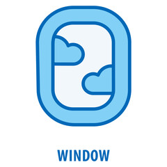 Window Icon simple and easy to edit for your design elements