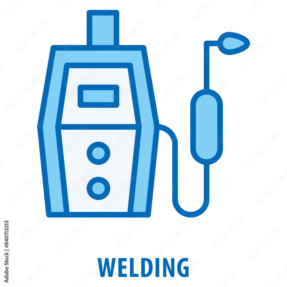 Poster welding icon simple and easy to edit for your design elements