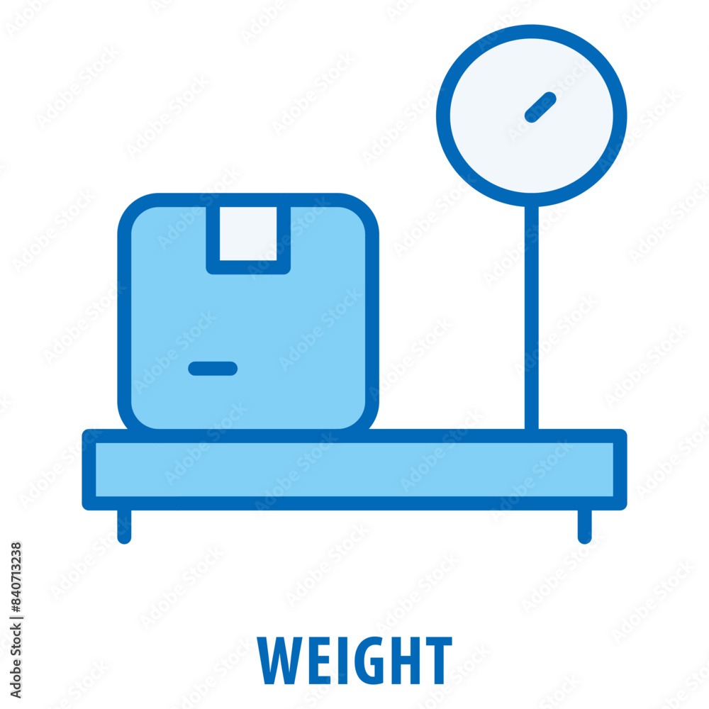 Poster weight icon simple and easy to edit for your design elements