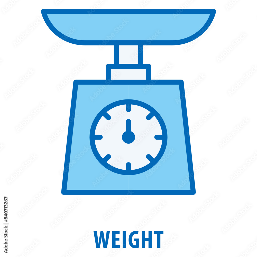 Poster weight icon simple and easy to edit for your design elements