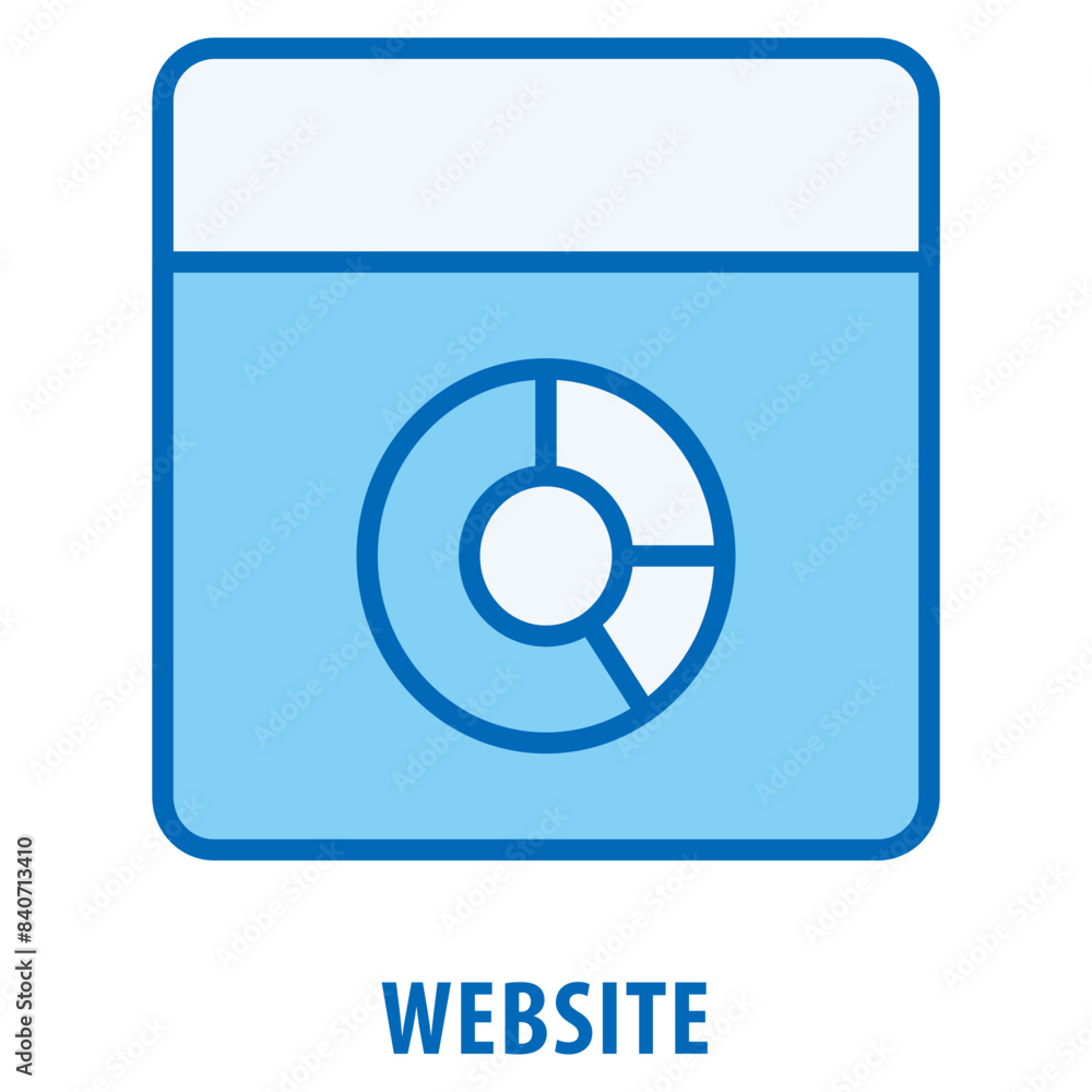 Poster website icon simple and easy to edit for your design elements