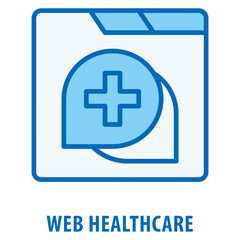 Web Healthcare Icon simple and easy to edit for your design elements