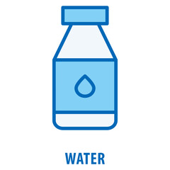 Water Icon simple and easy to edit for your design elements