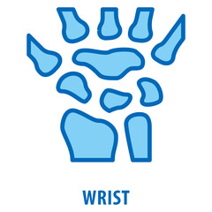 wrist Icon simple and easy to edit for your design elements