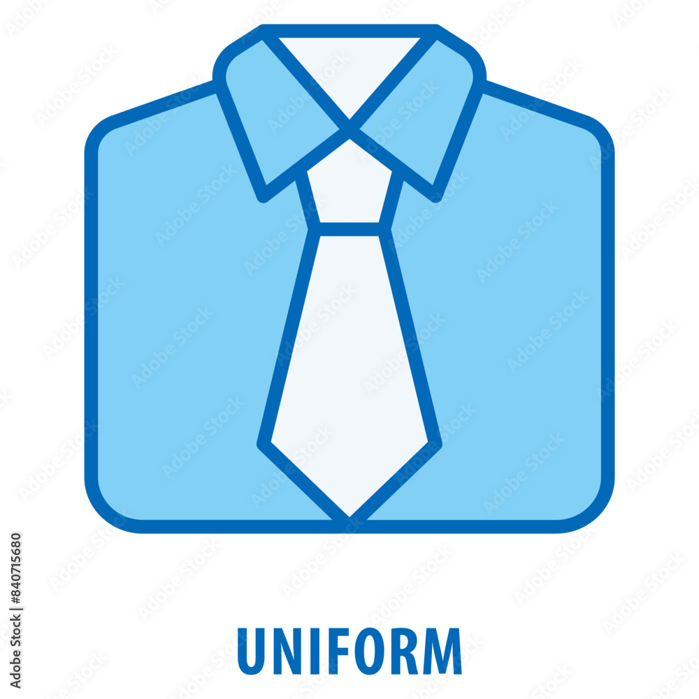 Poster uniform icon simple and easy to edit for your design elements