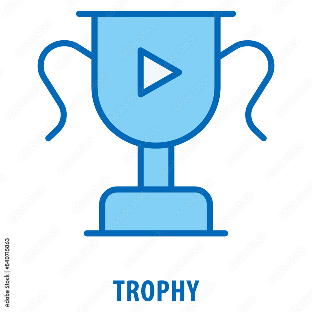 Poster trophy icon simple and easy to edit for your design elements