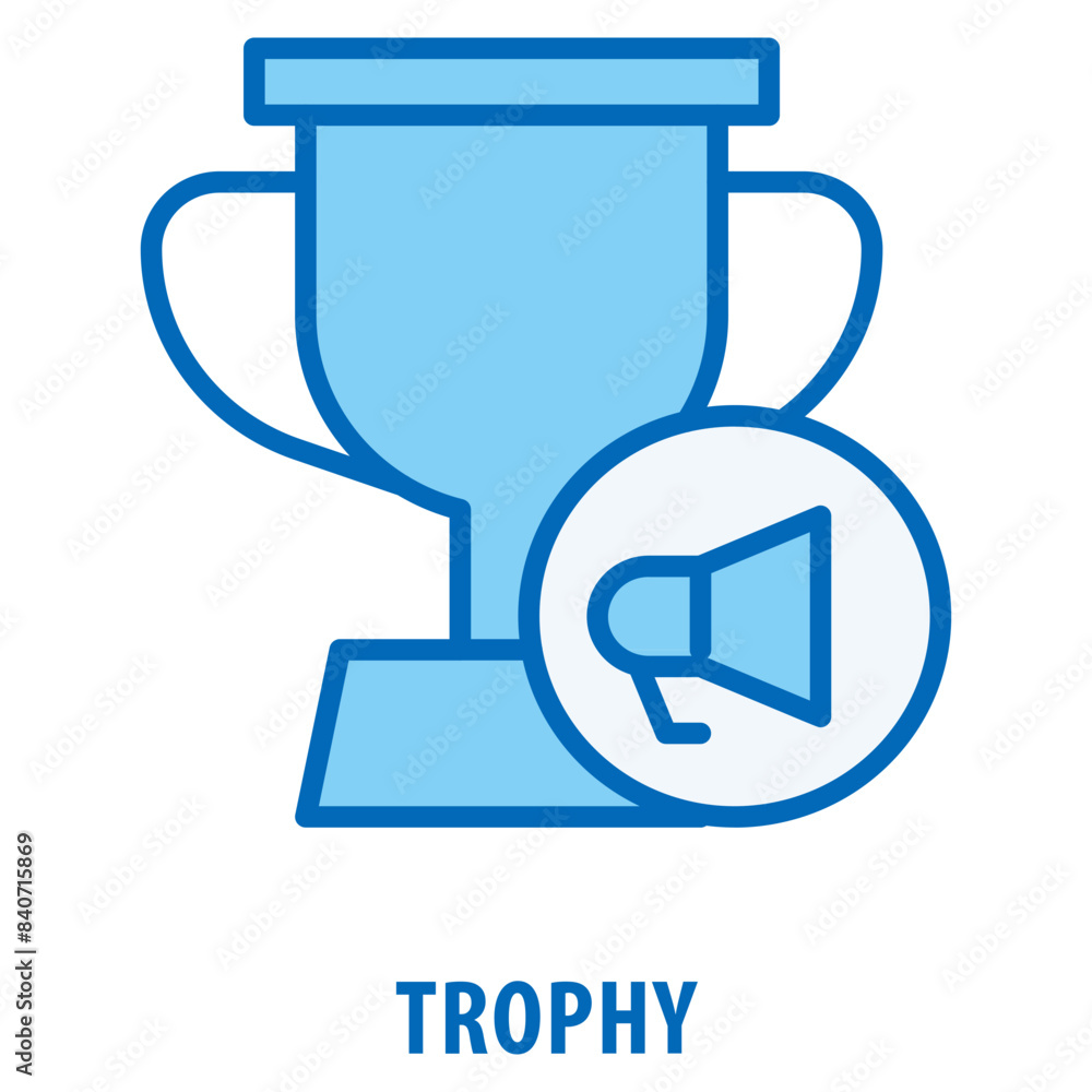 Poster trophy icon simple and easy to edit for your design elements