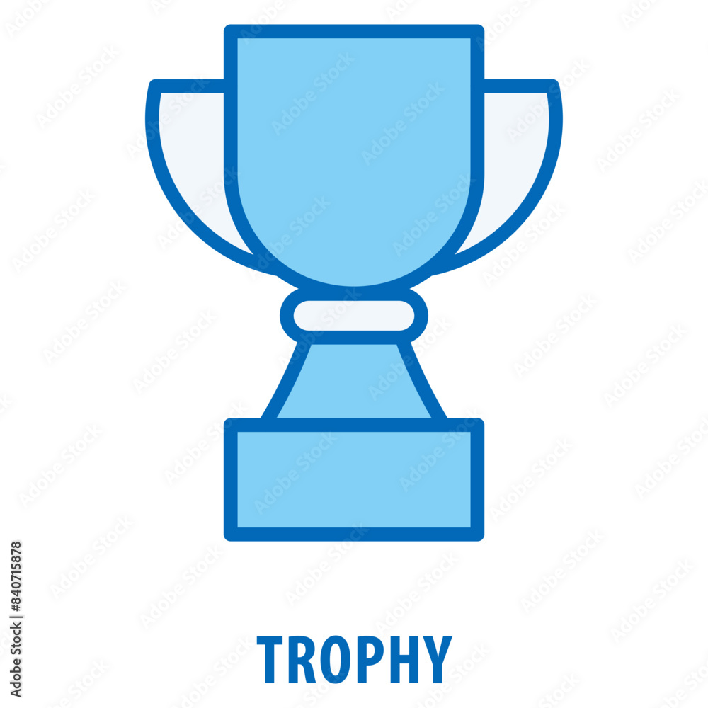 Poster trophy icon simple and easy to edit for your design elements