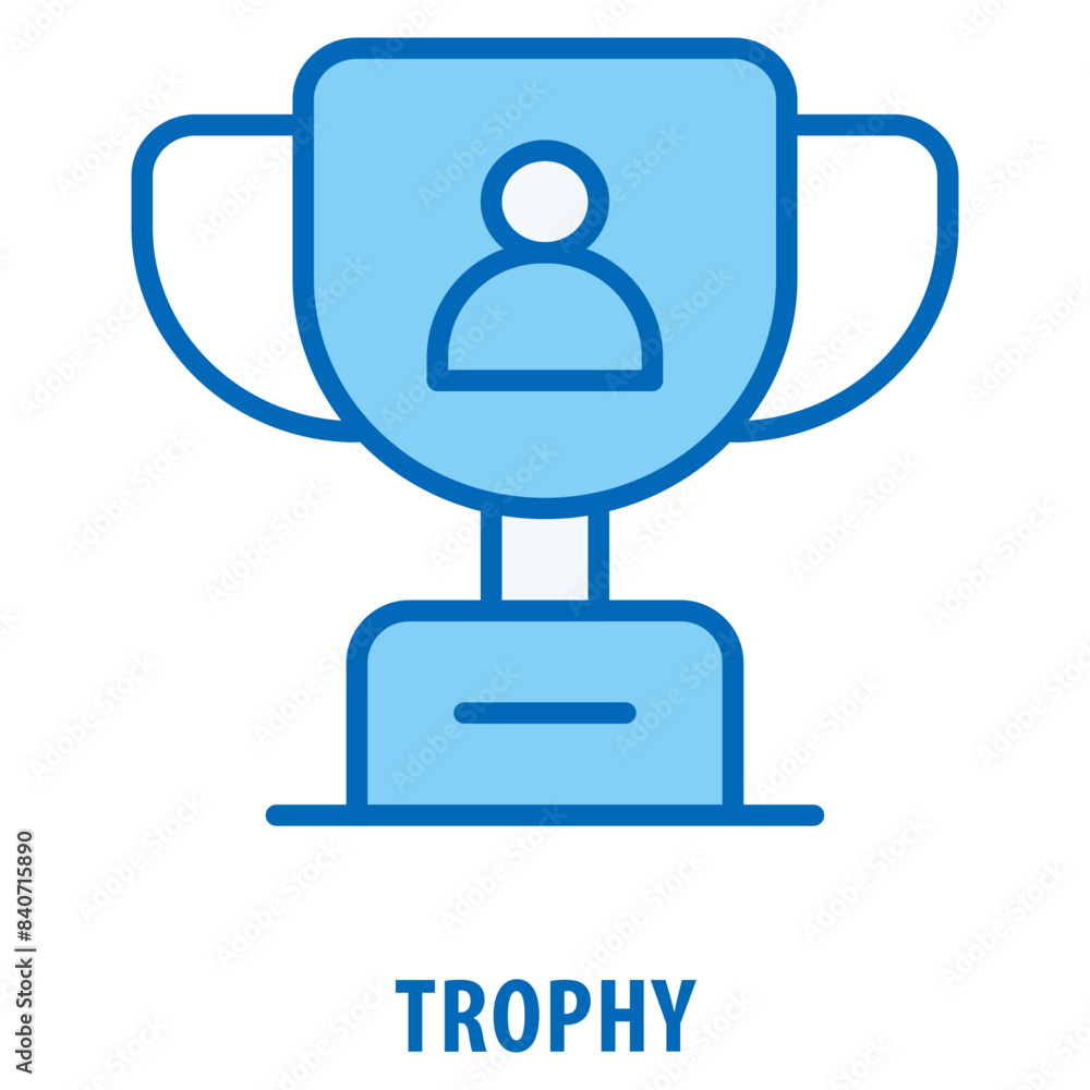 Poster trophy icon simple and easy to edit for your design elements