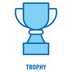 Trophy Icon simple and easy to edit for your design elements