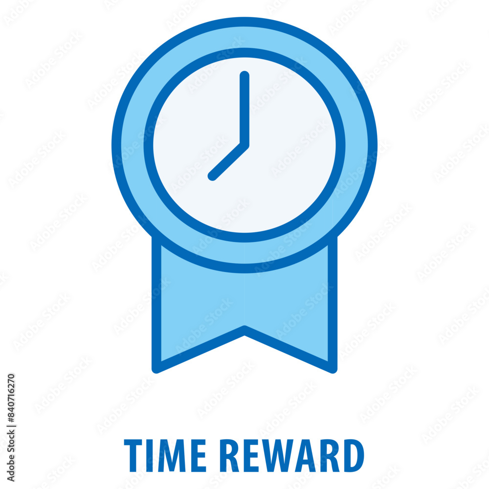 Poster time reward icon simple and easy to edit for your design elements