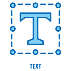 Text Icon simple and easy to edit for your design elements