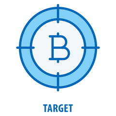 Target Icon simple and easy to edit for your design elements