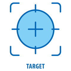 Target Icon simple and easy to edit for your design elements