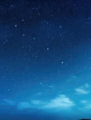 A dark blue sky filled with countless stars shining bright, perfect for astronomy or space-themed projects