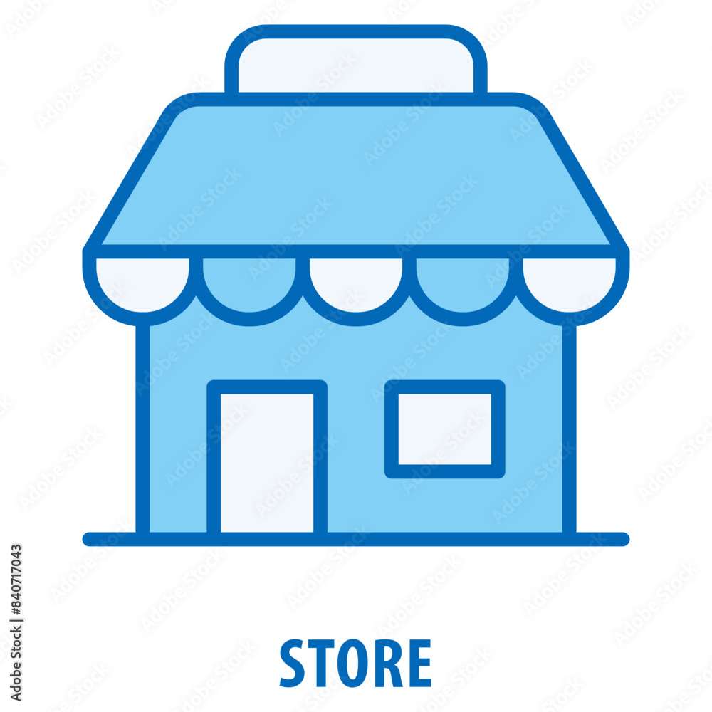Poster store icon simple and easy to edit for your design elements