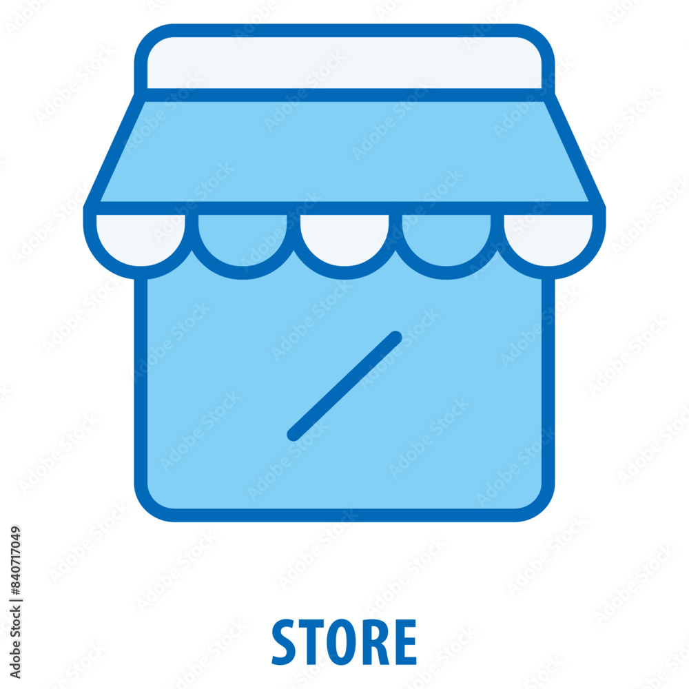 Poster store icon simple and easy to edit for your design elements