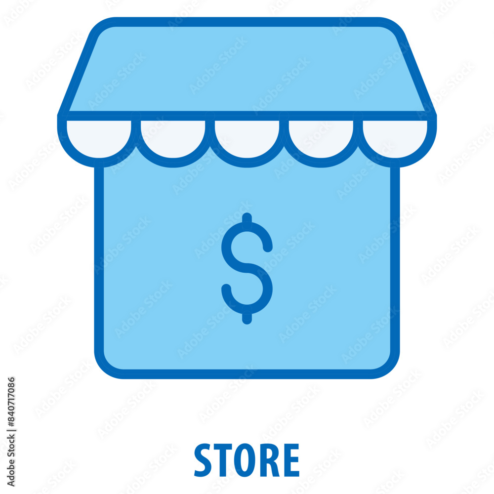 Poster store icon simple and easy to edit for your design elements