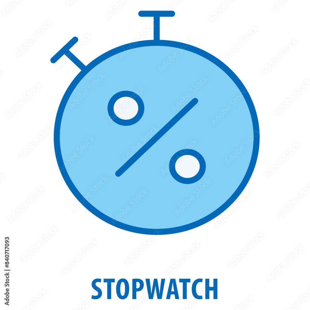 Aufkleber stopwatch icon simple and easy to edit for your design elements