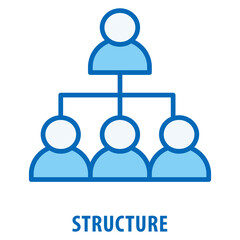Structure Icon simple and easy to edit for your design elements