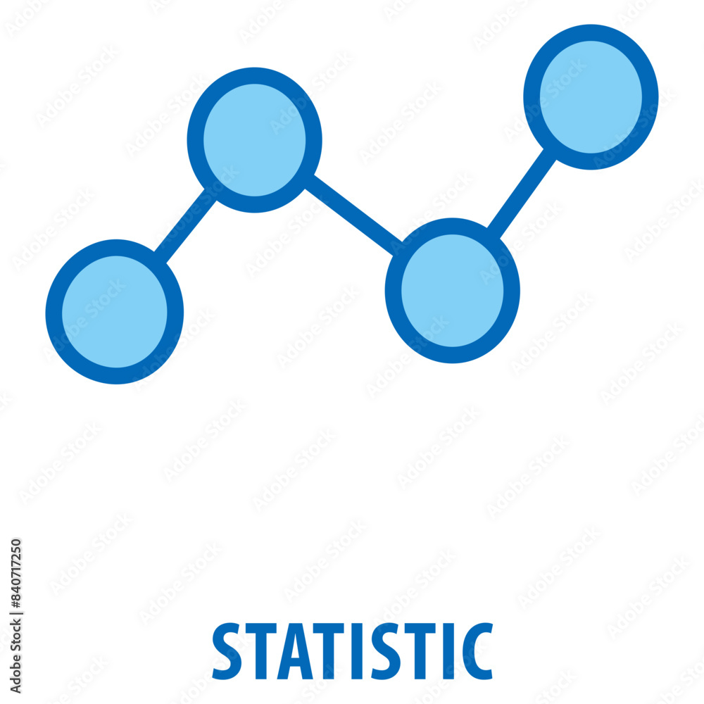 Poster statistic icon simple and easy to edit for your design elements