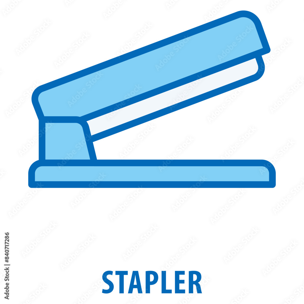 Poster stapler icon simple and easy to edit for your design elements