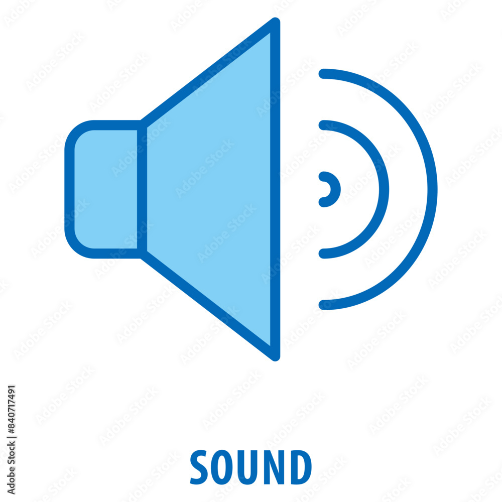 Poster sound icon simple and easy to edit for your design elements