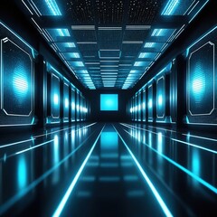 Naklejka premium Background of technological concepts