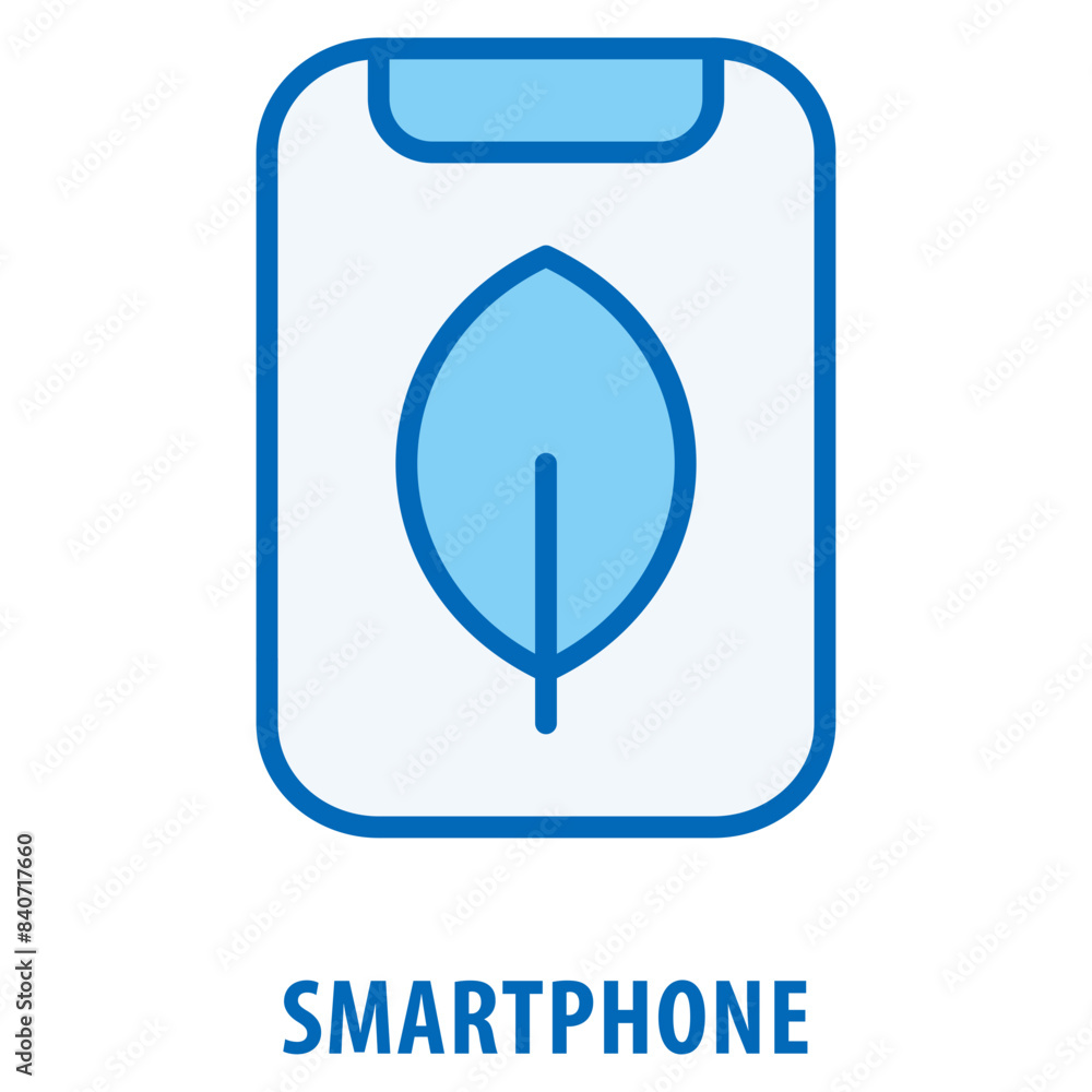 Poster smartphone icon simple and easy to edit for your design elements