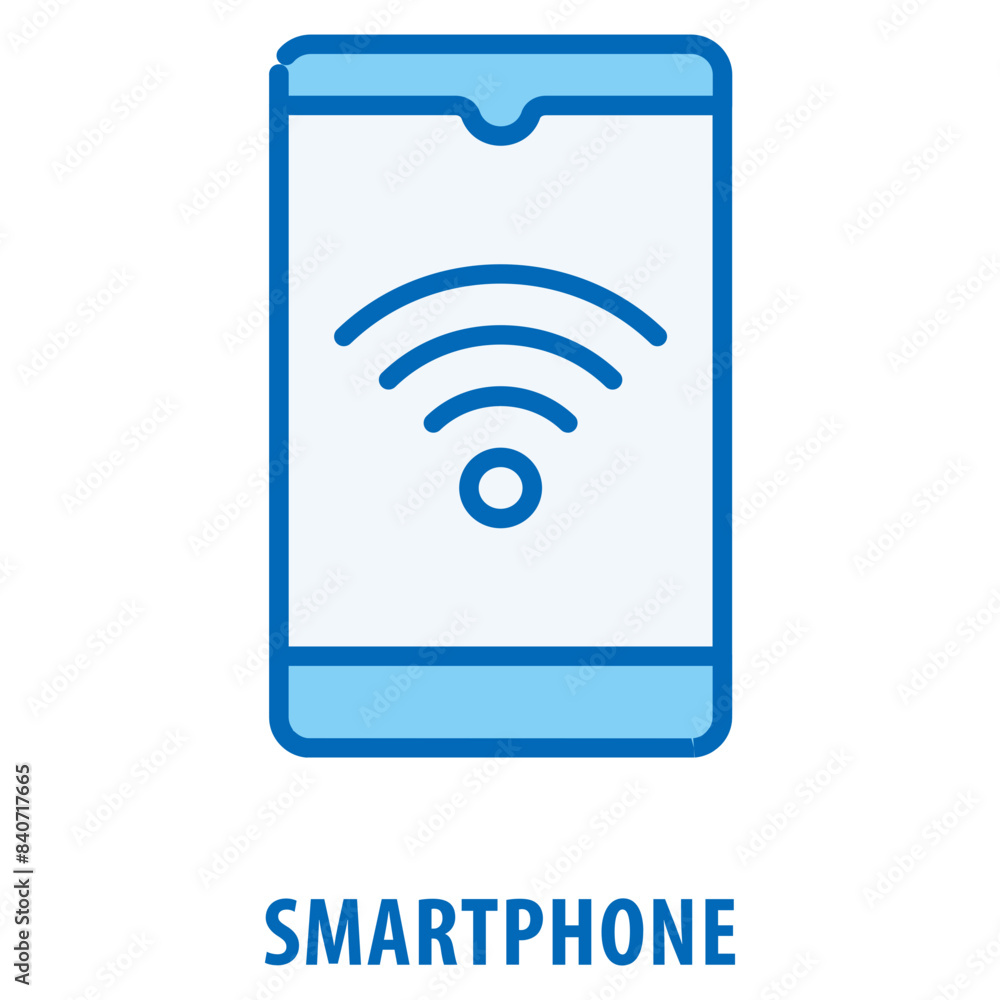 Poster smartphone icon simple and easy to edit for your design elements