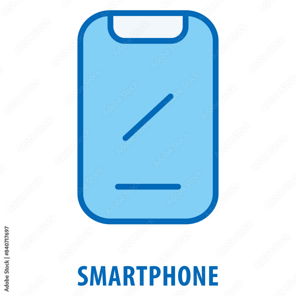 Poster smartphone icon simple and easy to edit for your design elements