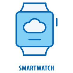 Smartwatch Icon simple and easy to edit for your design elements