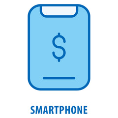 Smartphone Icon simple and easy to edit for your design elements
