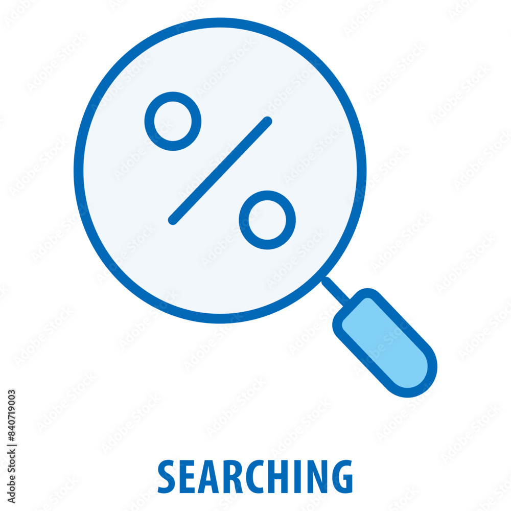 Poster searching icon simple and easy to edit for your design elements