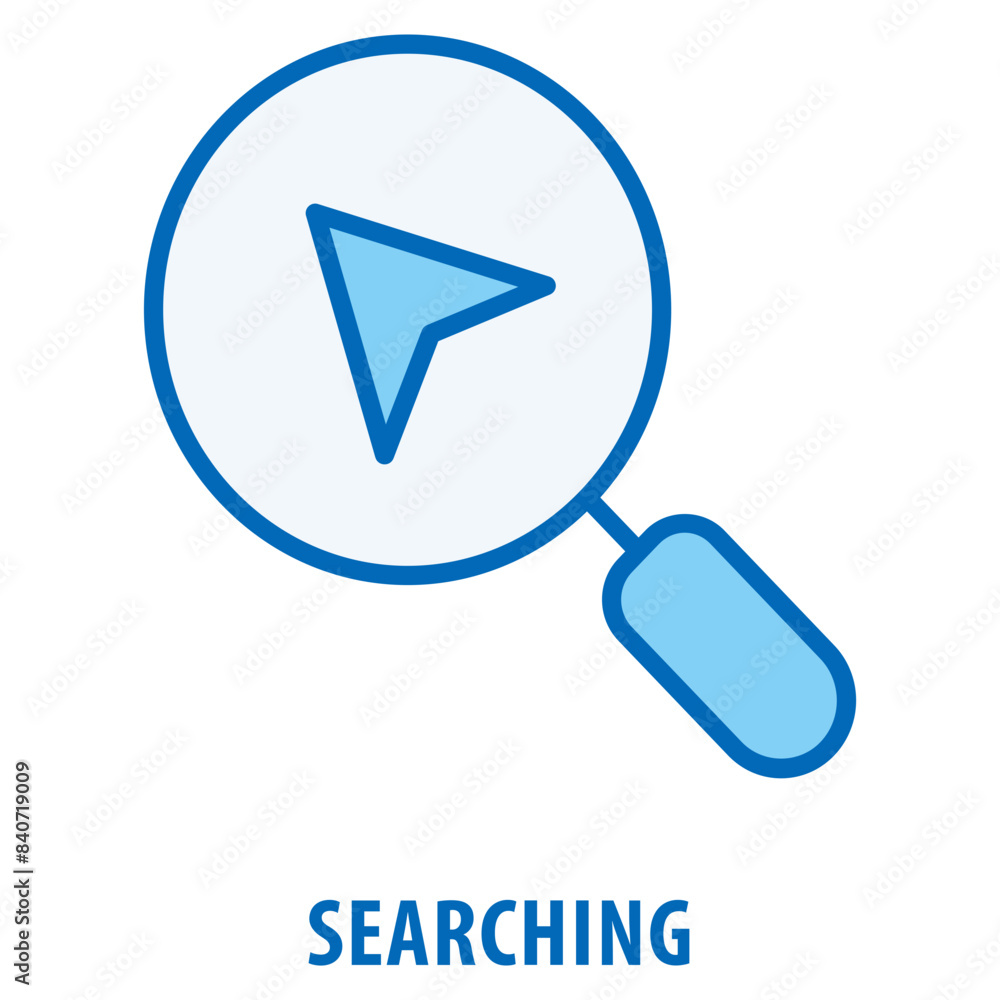 Poster searching icon simple and easy to edit for your design elements