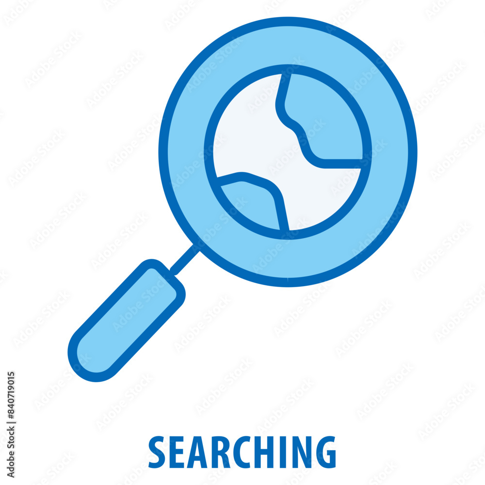 Poster searching icon simple and easy to edit for your design elements