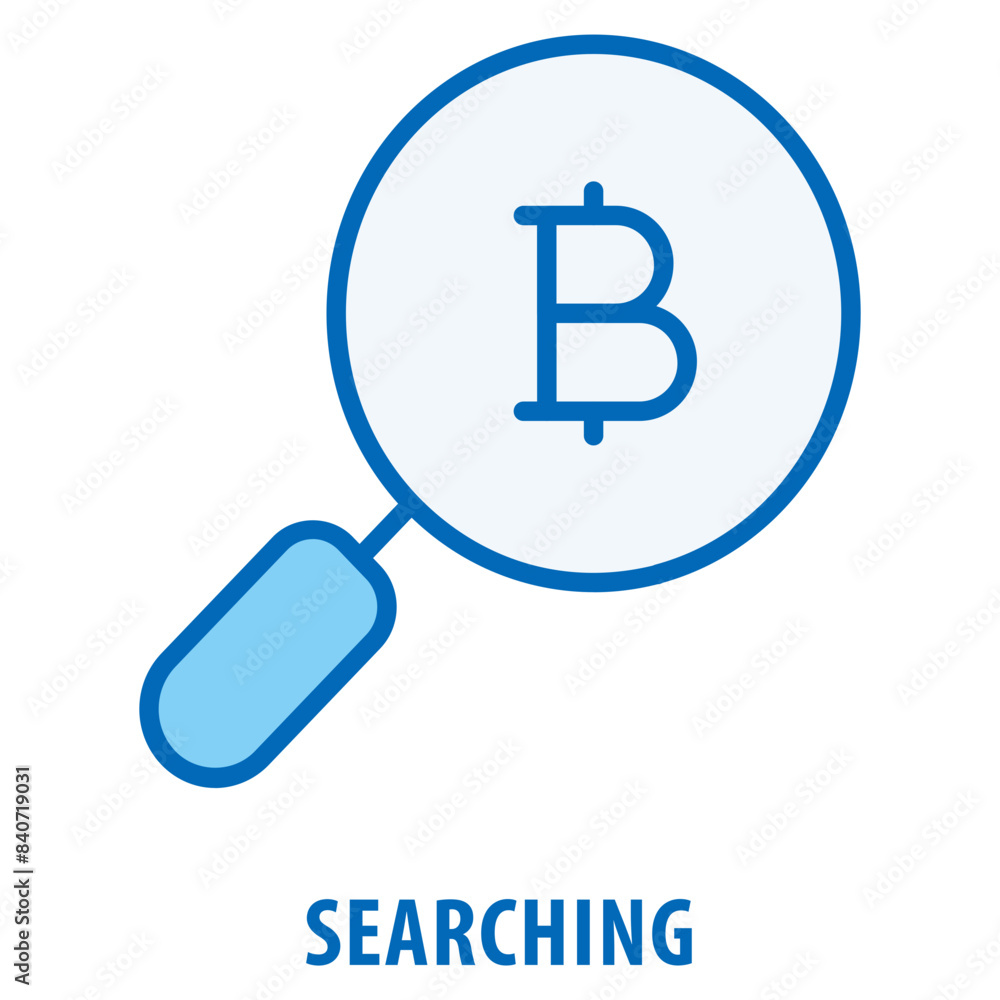 Poster searching icon simple and easy to edit for your design elements