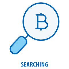 Searching Icon simple and easy to edit for your design elements