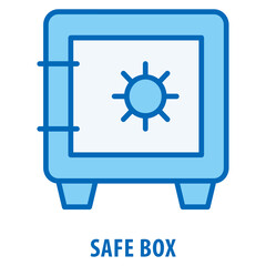 Safe box Icon simple and easy to edit for your design elements