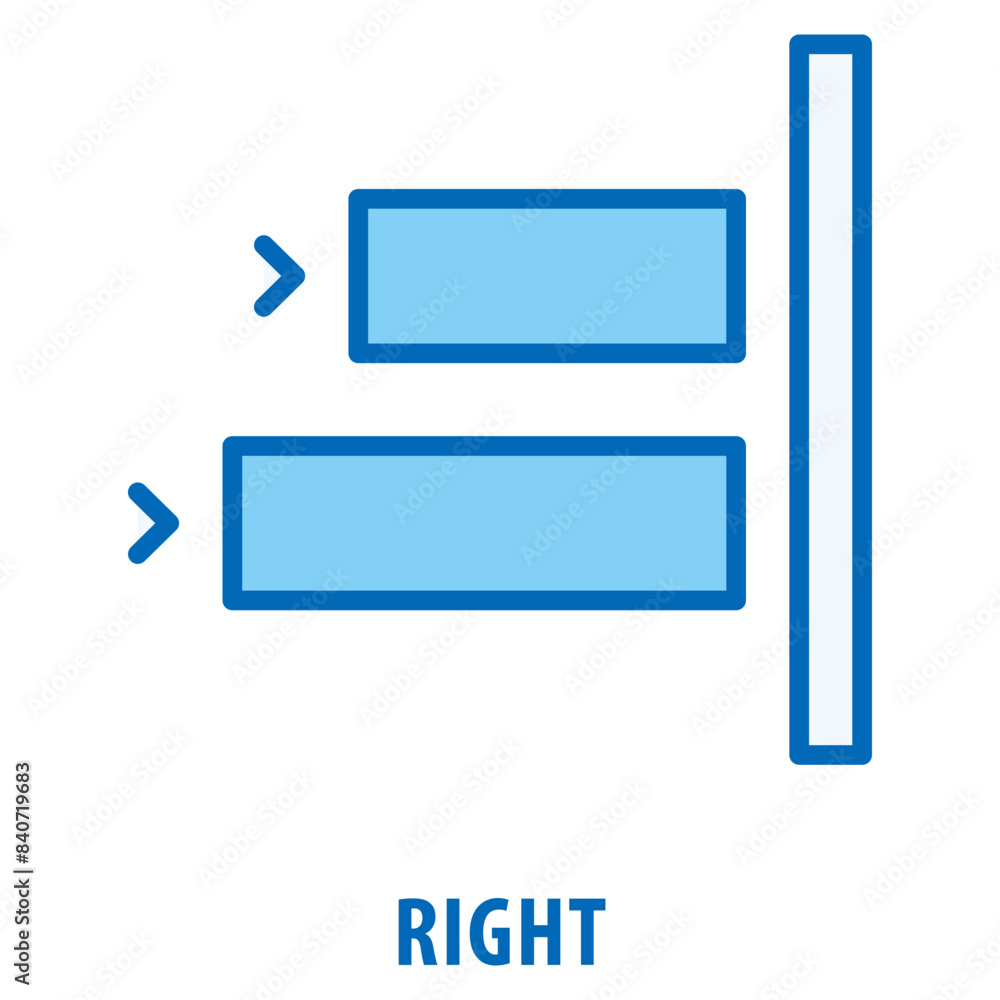 Aufkleber right icon simple and easy to edit for your design elements