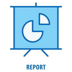 Report Icon simple and easy to edit for your design elements