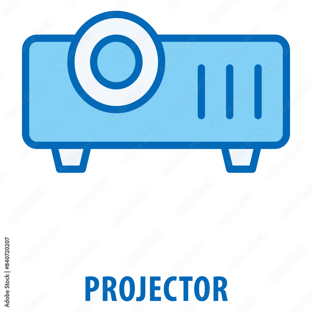 Poster projector icon simple and easy to edit for your design elements