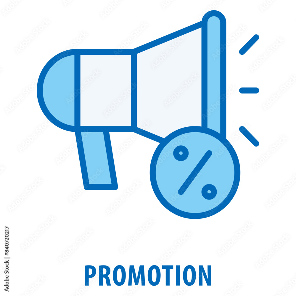 Poster promotion icon simple and easy to edit for your design elements