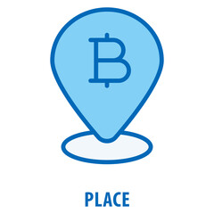 Place Icon simple and easy to edit for your design elements