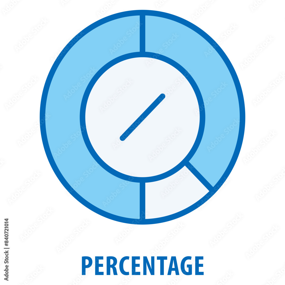Poster percentage icon simple and easy to edit for your design elements