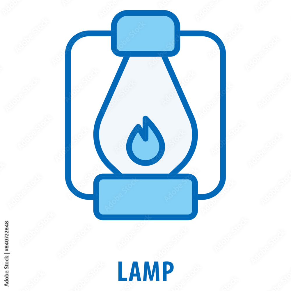 Poster lamp icon simple and easy to edit for your design elements